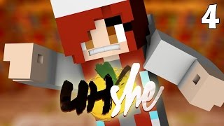 THE WALLS ARE CLOSING IN  Minecraft UHshe Episode 4 [upl. by Aknayirp]