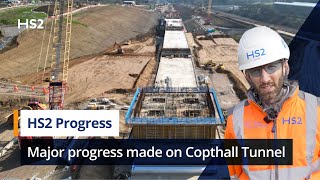 Major progress made on HS2’s Copthall Green Tunnel [upl. by Damara555]