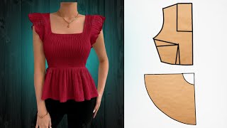 Cómo Hacer el Patrón de una Blusa Perfecta  Guía Paso a Paso [upl. by Ellehc]