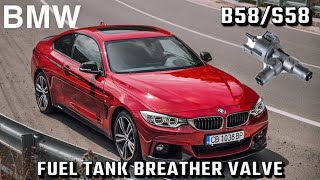 BMW Fuel Tank Breather Valve Replacement B58S58 [upl. by Anaujat898]