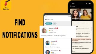 How To Find Notifications On Cambly App [upl. by Sladen391]