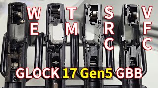 SRC VFC TM G17 Gen5 持续对比改进，后定空挂结构改良，击锤组改进，一柱擎天模式 [upl. by Ellenij]