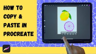 How to Copy and Paste in Procreate [upl. by Marylinda871]