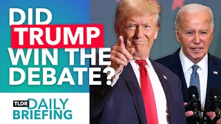 Who Won the TrumpBiden Debate [upl. by Kimmie]