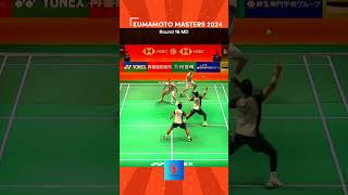 FajarRian vs ManTee R16 Kumamoto Masters Japan 2024 shorts kumamotomasters2024 [upl. by Ebby]