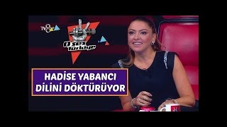 O Ses Türkiye  Hadise Yine Yabancı Diliyle Döktürdü [upl. by Eilatan835]