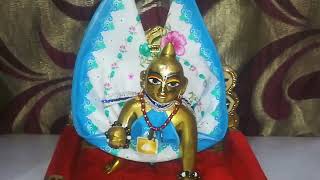 Laddu gopal handkerchief poshak  rumal se dress [upl. by Nosiddam]