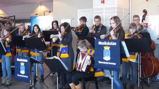 Svänggänget med Dansen på Sunnanö under ledning av Catarina Olsson Bandy VM 2013 [upl. by Ji37]