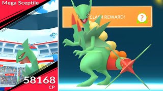 First ever 3000 Cp Mega Sceptile in pokemon go [upl. by Gabbie]