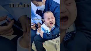 Cutebaby 🧚 Baby Injection Push Vedio 💉 baby cute love injection crying shots [upl. by Llehcram]