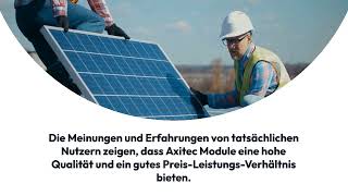 Axitec Module Test Erfahrungen Bewertung und Preise 🌞  Wie gut sind sie wirklich [upl. by Nuoras]