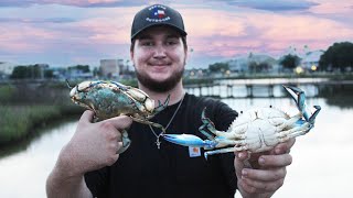 Texas Blue Crab Catch Clean Cook [upl. by Kyte]