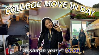 COLLEGE MOVE IN DAY  UCSB freshman year santa rosa hall  ucsb diaries [upl. by Iron]