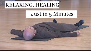 RELAXING and HEALING In Just 5 Minutes  Qigong For Beginners [upl. by Ainadi]