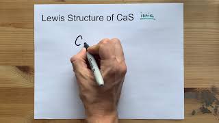 Draw the Lewis Structure of CaS calcium sulfide [upl. by Nalepka]