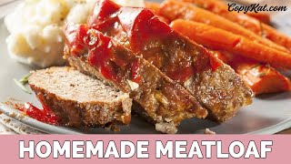 Homemade Meatloaf [upl. by Elrebma813]