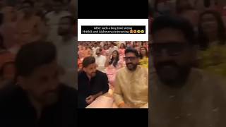 DHOOM 2 REUNION hrithikroshan abhishekbachchan aishwaryaraibachchan meet at the wedding [upl. by Areik]