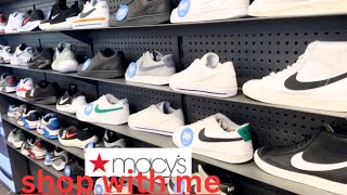 MACYS SHOPPING SHOES for MENS NIKE ADIDAS AND MORE [upl. by Dodd]