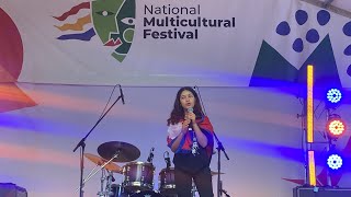 Manashwi Chapagain performing at Multicultural Festival Canberra 2024 [upl. by Vyse]