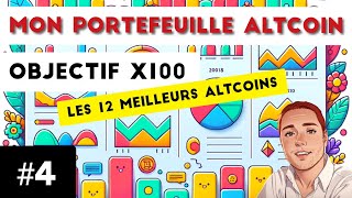 Mon portefeuille réel avec les 12 meilleurs altcoins [upl. by Einnor]