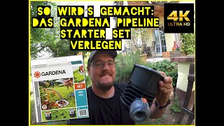 So wird das Gardena Pipeline Starter Set im Garten verlegt [upl. by Colbert]