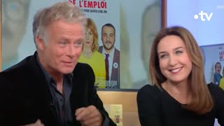 Franck Dubosc et Elsa Zylberstein présentent la comédie quotLes têtes de lemploiquot C à vous08112016 [upl. by Nallak]