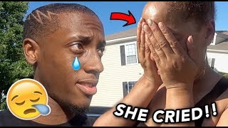 MY MOM REACTS TO ME SHAVING OFF ALL MY HAIR SHE CRIED [upl. by Lorilyn856]