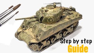 How to Brush Paint Scale Models with Acrylics [upl. by Giannini34]