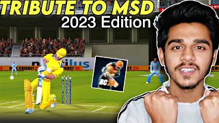 CSK VS DCKKR  Match No11  Tribute To MS Dhoni 👑 realcricket24 live [upl. by Alic505]