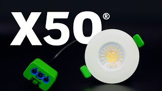 X50®  Designed with electricians for electricians  JCC Lighting [upl. by Blunk236]