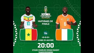 CAN 2023 8e de finale Côte dIvoire vs Sénégal Les ivoiriens y croient [upl. by Iolande721]