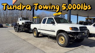 Towing with my 1st Gen Tundra [upl. by Yrrag387]