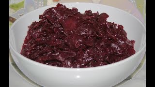 Rotkohl  Blaukraut Schritt für Schritt mit Rezept [upl. by Anytsirk]