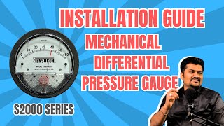 Installation guide Sensocon S2000 Mechanical differential pressure gauge Ft Raj Kanabar [upl. by Mano193]