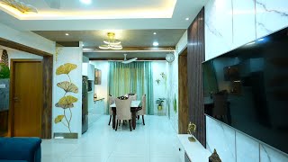 3BHK Interiors  Sriraj amp Monica  Bonsai Arbour  Hyderabad  Lucky Interiors [upl. by Stonwin]