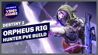 Destiny 2  Orpheus Rig Hunter PVE build Way of the Trapper Lucent Blade amp Oppressive Darkness [upl. by Bloch]