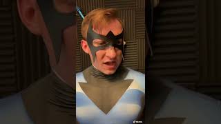 Nightwing Meets Batmans Son batman comedy memes jokes funny funnyvideo robin redhood [upl. by Allerus]