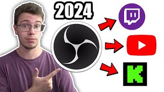 How To Multi Stream with OBS Studio 2024 [upl. by Aratal]