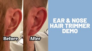 Ear amp Nose Hair Trimmer Demo [upl. by Enyrhtak]