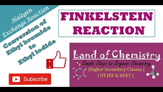 Finkelstein Reaction  halogen exchange reaction class 12  Haloalkanes  Organic Chemistry [upl. by Kizzie]