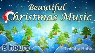 ✰ 8 HOURS ✰ CHRISTMAS MUSIC Instrumental ♫ ✰ NO ADS ✰ Peaceful Christmas PIANO Playlist ♫ Best Mix [upl. by Ellesij540]