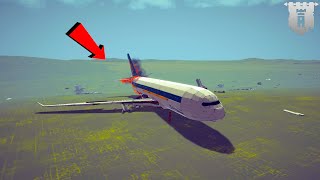 Real Airplane Disasters and Crashes 4  Besiege [upl. by Saqaw]