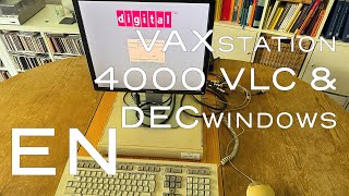 DEC digital VAX  VAXstation 4000 VLC Hardware and VMS  OpenVMS DECwindows Motif GUI EN [upl. by Ennaitsirhc625]