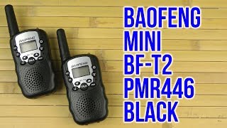 Распаковка Baofeng MiNi BFT2 PMR446 Black [upl. by Notterb64]