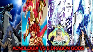 Acnologia Vs die 5 Drachen Götter aus Fairy Tail 😲🔥 Fairy Tail 100 Years Quest [upl. by Hwang]