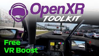 OpenXR Toolkit  Setup Guide  FREE VR Performance Boost in ACC AMS2 iRacing F122 and MORE [upl. by Trevor677]