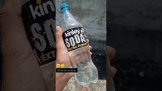 Kinley soda WATER Bottle TEST viralvideoshorts [upl. by Elwina]