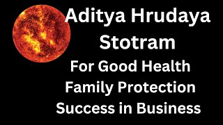 Aditya Hrudaya Stotram [upl. by Ecylahs665]