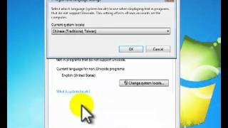 如何改變英文Windows7的語言設定為中文？ [upl. by Koralie]