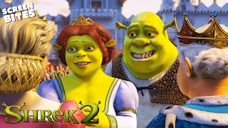 Shrek Meets The Parents  Shrek 2 2004  Screen Bites [upl. by Olegnaed]